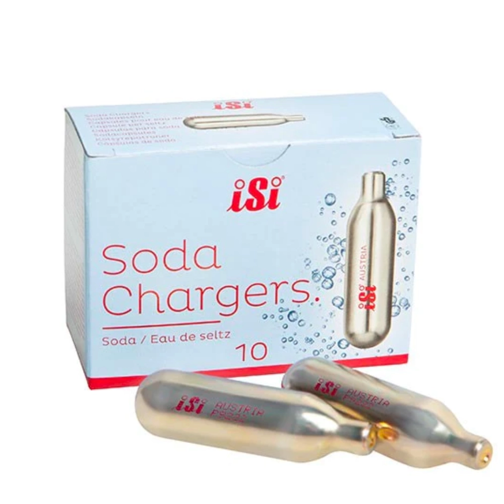 Soda CO2 Sparklets Cartridges by ISI - 8.4g (Pack of 10)