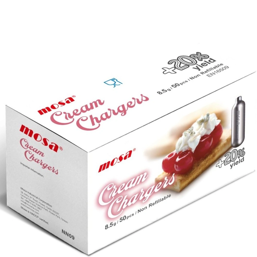 Cream Chargers by Mosa - Wholesale (Case of 600) Business Only